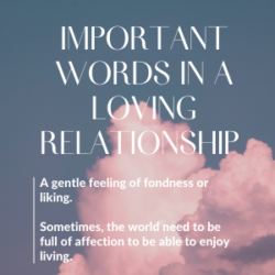 033 Important Words In A Loving Relationship